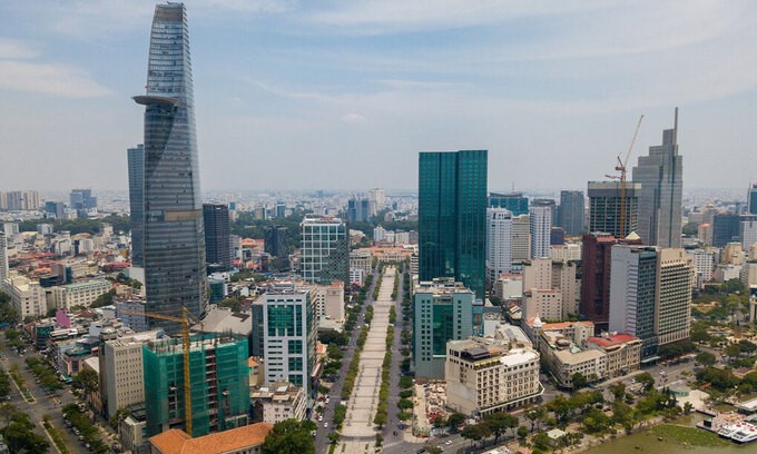 Thị trường văn phòng cho thuê khu trung tâm TP HCM. Ảnh: Quỳnh Trần.